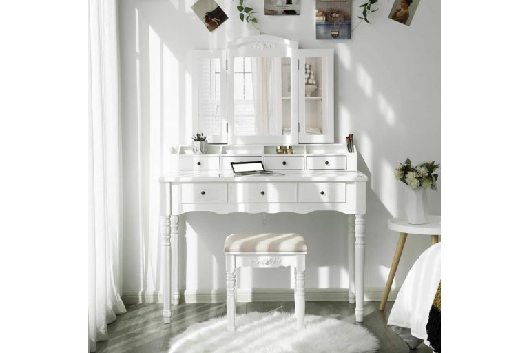 White Modern Dressing Table