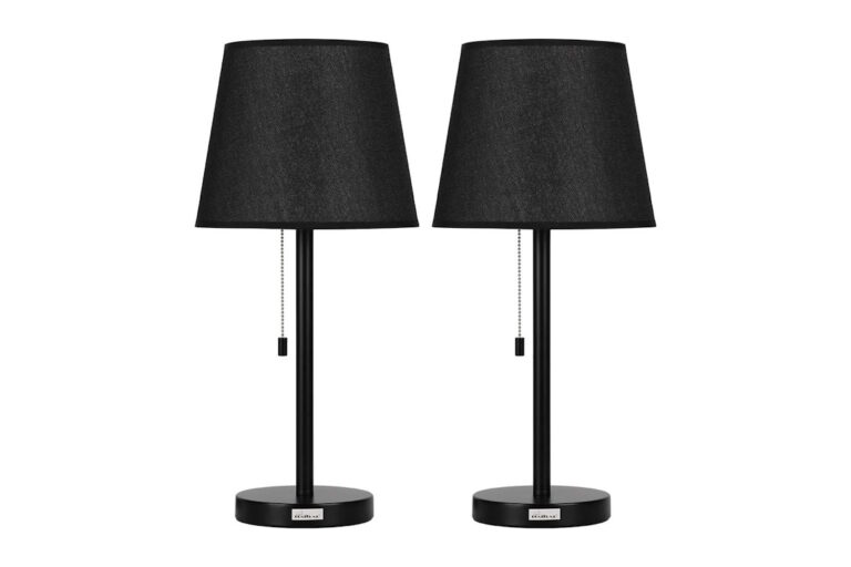 Black Bedside Table Lamps