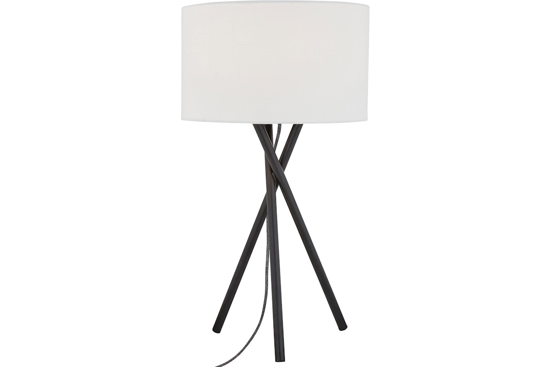 Black Tripod Mid-Century Style Table Lamp