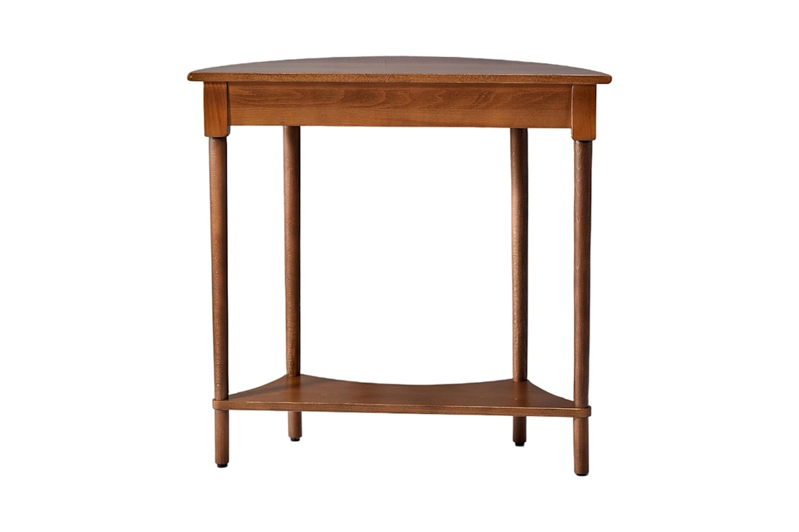 Great Beech Wood Semi-Circular Console Table