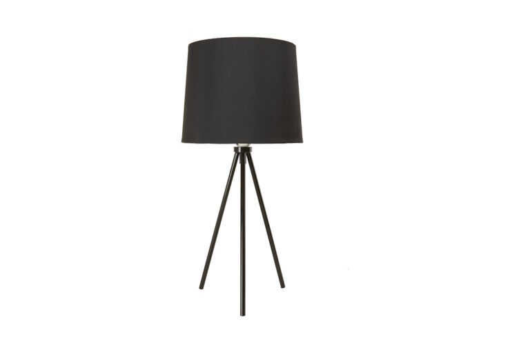 Minimalist Black Tripod Table Lamp