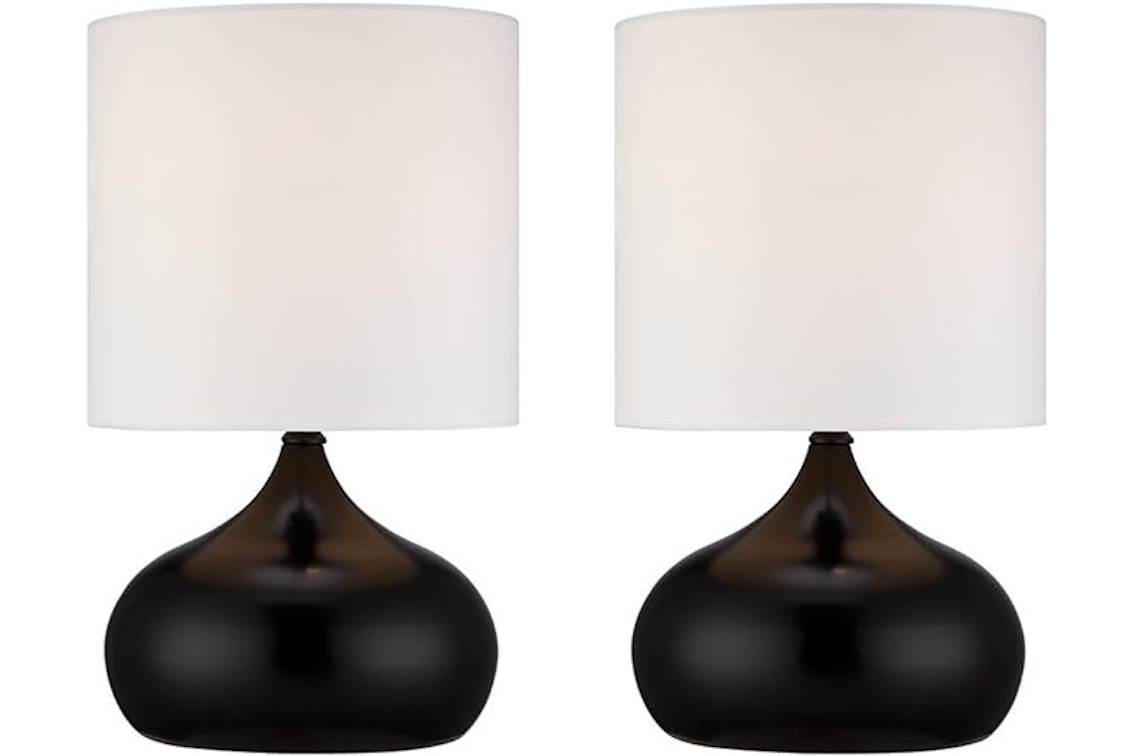 Pair of Droplet Night Stand Lamps