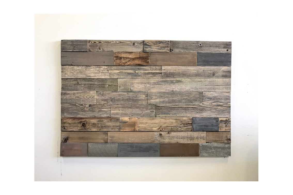 Rustic Reclaimed Wooden Boarded Headboard